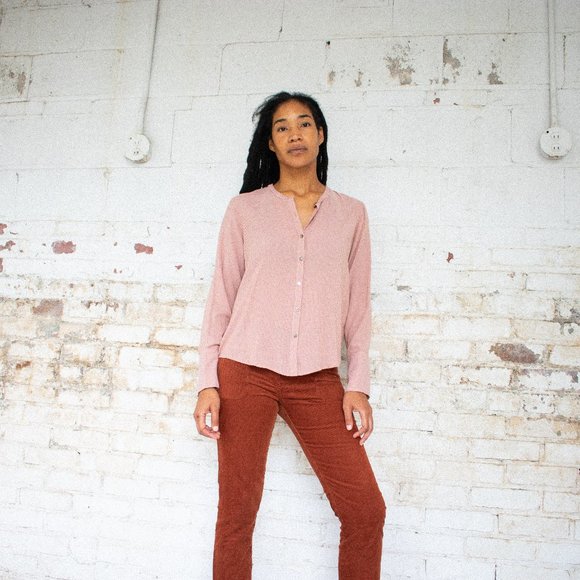 Acote Tops - Acote Dumfries Button Down Blouse